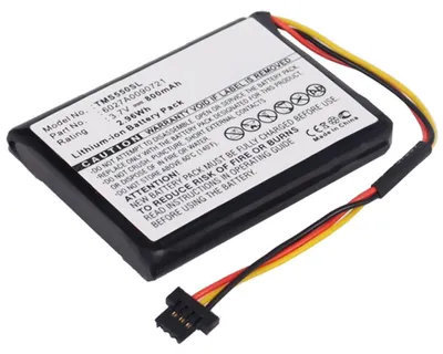 Produktbild von subtel 1x Akku für Navigation Kompatibel mit TomTom Start 50, Start 45, Start 55, 6027A0090721 - (800mAh, 3.7V)