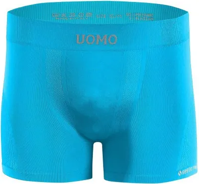 Produktbild von Sesto Senso Herren boxershorts SOLAR nahtlose Unterwäsche flexibel Männer Stretch - Türkis - S/M