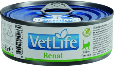 Obrázek produktu pro Farmina Pet Food Vet Life Renal, Dospělý jedinec, Jakékoli plemeno, 85 g