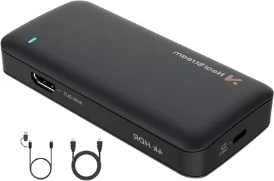 Productafbeelding van Capture Card - Video Opnamekaart - Streamen en Opnemen - Ondersteuning HDR - 11.43 x 5.59 x 2.03 cm - Zwart