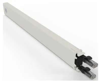 Productafbeelding van PATCHBOX .one / Cassettemodule / 8RU / UTP / Zwart, 0,8 m, Cat6a, U/UTP (UTP), RJ-45, RJ-45, Zwart