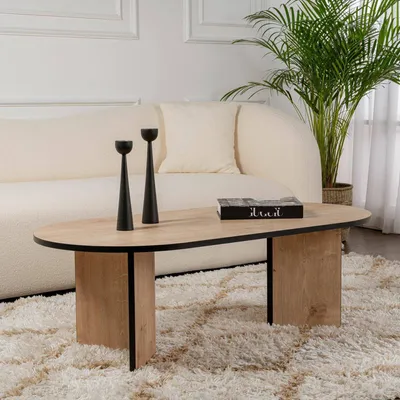 Produktbild von Dmora Couchtisch Parrano 119x60x40h cm Braun mit Ablage