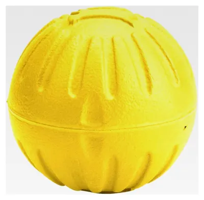 Produktbild von Hundeball, 2 Farben, EVA Hundespielzeug, Tennisbälle für Hunde, langlebig, tragbar, Kauspielzeug, interaktiv, bissfest, für Haustiere (Gelb)