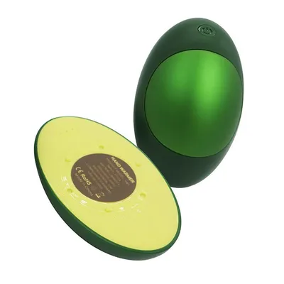 Produktbild von Avocado-Handwärmer,magnetisch, wiederaufladbar, 5000 mAh, Avocado-Rugby-Form, doppelseitig schnell erhitzbar, tragbar, ideal für Outdoor & Winter