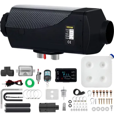 Zdjęcie produktu dla Cyfrowy termostat ogrzewania dieslowskiego o mocy 5 kW, ogrzewanie postojowe dieslowskie 12 V, ogrzewanie powietrzne dieslowskie, ogrzewanie powietrzne, ogrzewanie postojowe, elektryczne ogrzewanie gazowe do kamperów, przyczep kempingowych i autobusów