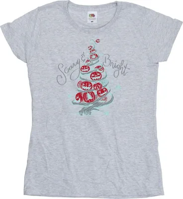 Produktbild von Disney - "The Nightmare Before Christmas" T-Shirt für Damen BI35853 (XXL) (Grau)