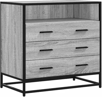 Obrázok produktu pre vidaXL Zásuvková skrinka Grey Sonoma 70x41x70 cm Materiál na báze dreva