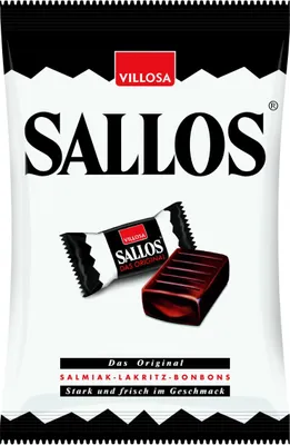 Produktbild von Sallos Original Lakritz Bonbons 150g Beutel
