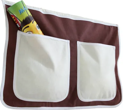 Produktbild von Bett-Tasche für Hoch- und Etagenbetten Braun-Beige