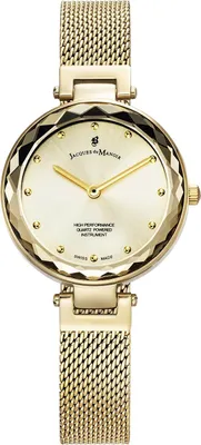 Produktbild von Zegarek damski JACQUES DU JWL04302 złoty fashion klasyczny biżuteryjny