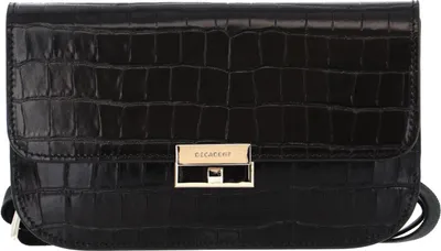 Produktbild von DECADENT Leder Umhängetasche Schultertasche Tara Belt Bag Croco Black schwarz