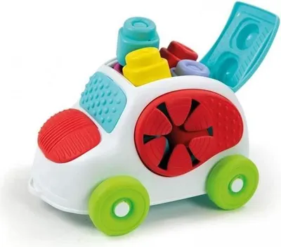 Immagine prodotto di Clementoni Clemmy Sensorik Auto, mattoncini morbidi, scoperta sensoriale