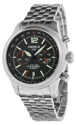 Produktbild von Kienzle Pilotimer Automatik Chronograph Saphirglas Edelstahl 44 mm
