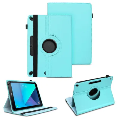Produktbild von Tablet Schutzhülle Samsung Galaxy Tab A6 10.1 Tasche Hülle Case Cover DrehbarFarben:Türkis