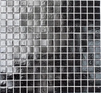 Produktbild von Mosani MOS50-0302, Mosaik, Glas, Schwarz, Drinnen, Rechteck, 327 mm