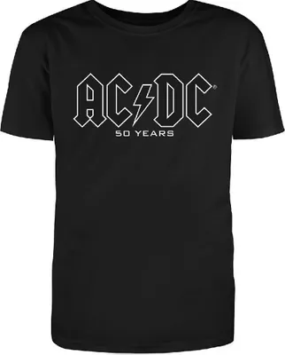 Produktbild von AC/DC Herren-T-Shirt  schwarz  Fifty Years Legends Never Die / F005  Gr. M