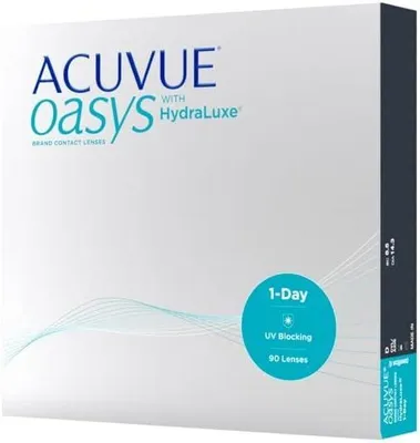 Produktbild von Acuvue Oasys with HydraLuxe, Täglich, 90 Stück(e), 1,43 cm, 8,5 mm, -1.25, Senofilcon A