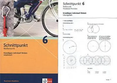 Immagine prodotto di Schnittpunkt Mathematik. Grundlagen individuell fördern 6 - Arbeitsheft mit Lösungsheft 6. Schuljahr. Nordrhein-Westfalen