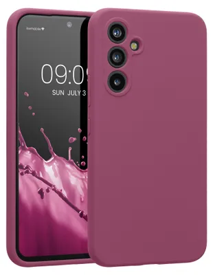 Produktbild von kwmobile Hülle kompatibel mit Samsung Galaxy A54 5G - Hülle Silikon gummiert - Handyhülle - Handy Case in Orchidee Violett