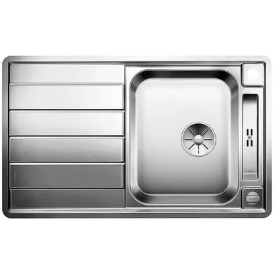 Obrázek produktu pro BLANCO AXIS III 45 S-IF, Skříňka s dřezem, Nerezová ocel, Nerezová ocel, Oboustranná, 45 cm, Německo