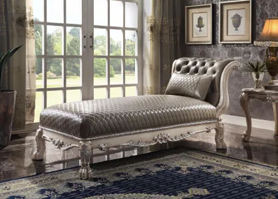 Produktbild von Liege Klassische Leder Luxus Liegen Liegesessel Chesterfield Chaiselongue Möbel
