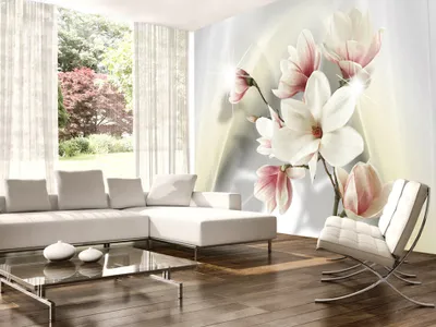 Produktbild von Vlies Fototapete Blumen 350x256 cm Tapeten Wandtapete XXL Blumen b-A-0201-a-d