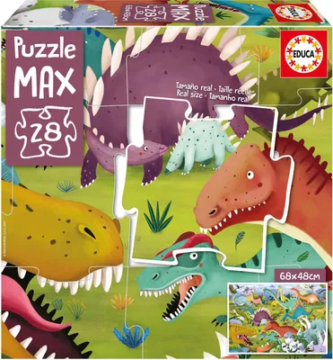 Zdjęcie produktu dla EDUCA Puzzle Dinozaury 28 elementów