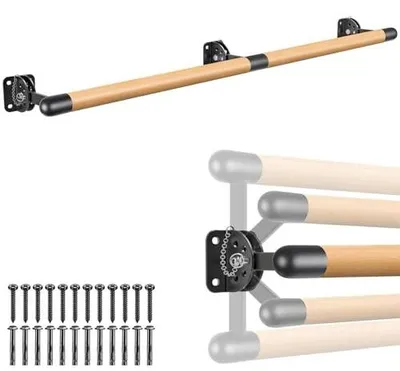 Zdjęcie produktu dla Drążek baletowy drewniany складany 180 cm do rozciągania fitness