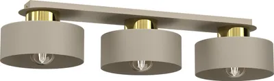 Zdjęcie produktu dla Lampa Sufitowa MARTI Beżowo-złota 3xE27