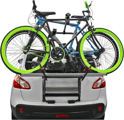 Produktbild von Menabo Fahrradträger 2 Fahrräder kompatibel mit Subaru XV 2011-2025 Alu Silber Schwarz