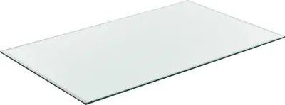 Produktbild von [neu.haus] Glasplatte 120x65cm Eckig Glasscheibe Tischplatte ESG Glas Kaminplatte Kaminglas DIY Tisch
