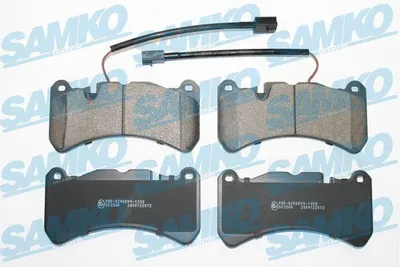 Obrázek produktu pro SAMKO 5SP2072 Sada brzdových destiček, kotoučová brzda x
