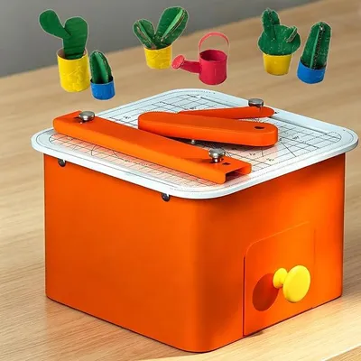 Imagen del producto de Cortador de cartón para niños, herramienta de corte de papel sin cuchillas, kit de manualidades para modelos 3D y proyectos creativos