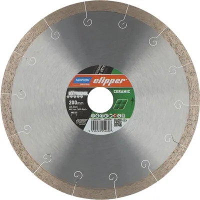 Image de Norton Clipper Disque à tronçonner diamanté Extreme Ceramic 200x25,4mm 70184647047
