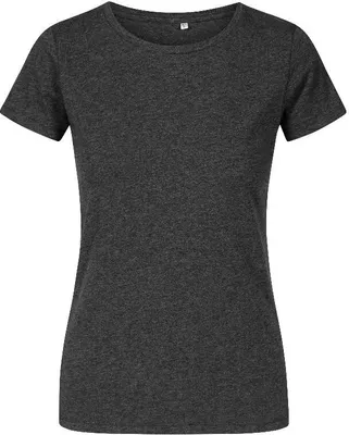 Produktbild von X.O Rundhals T-Shirt Plus Size Damen, Schwarz-Melange, XXL