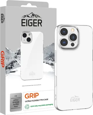 Productafbeelding van Eiger Grip Case, transparante hoes voor de iPhone 16 Pro Max