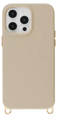 Produktbild von Selencia Rivièra Backcover mit MagSafe mit abnehmbaren Haken für das iPhone 13 Pro - Milky Latte