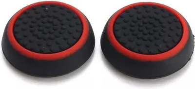 Zdjęcie produktu dla Go Go Gadget – Uchwyty do kontrolera – kompatybilne z PS5/PS4/PS3 oraz Xbox Series X/S/One/360 – zestaw 2 sztuk – czarny/czerwony