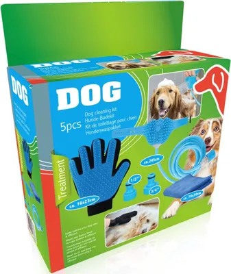 Produktbild von Hunde- und Katzenhaarpflege-Set 5 Elemente