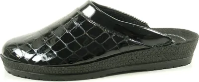 Produktbild von Rohde 2299 Neustadt-D Schuhe Damen Hausschuhe Pantoffeln Clogs, Größe:40 EU, Farbe:Schwarz