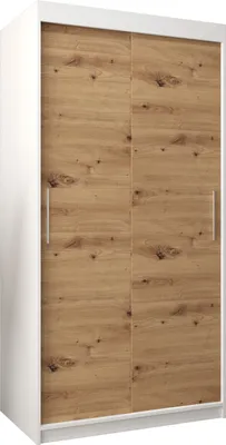 Produktbild von Kleiderschrank, Schiebetürenschrank Schlafzimmer, Schrank TOKYO 100 cm