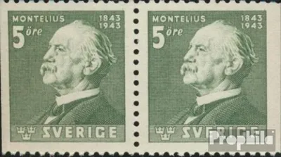 Produktbild von Briefmarken Schweden 1943 Mi 302Dl/Dr Paar postfrisch Montelius