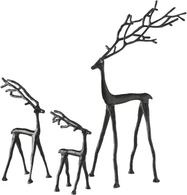 Produktbild von Boltze 1017699, Schwarz, Aluminium, Tiere, 3 Stück(e)