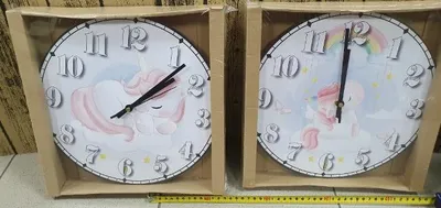 Zdjęcie produktu dla zegar ścienny 30cm JEDNOROŻEC (1)