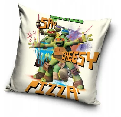 Produktbild von Carbotex Kissenbezug TMNT 40x40 cm Baumwolle