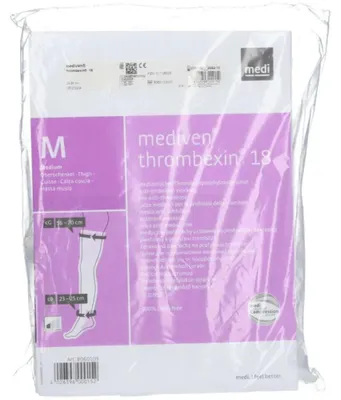 Produktbild von Mediven Thrombexin 18 Obersch.Str.Gr.M m.Haftb. 2 St