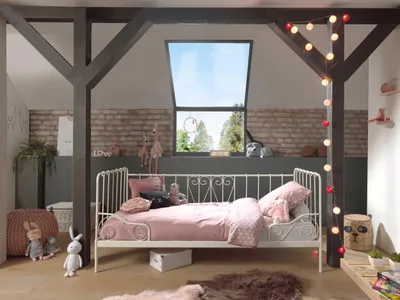 Produktbild von Kabinenbett Alice 90x200 cm Metall - weiß