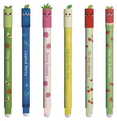 Produktbild von Tintenroller radierbar EBERHARD FABER Fruity Erase It, 0,5 mm, bunt