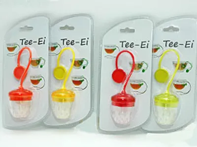 Produktbild von 1 x Tee-Ei - DESIGN - Doppelblister, Farbe zufällig