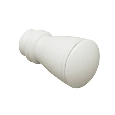 Produktbild von Gardinia Endknopf Siro zu Stilprogramm Chicago, Ø 20 mm, weiß, 2-er Pack
